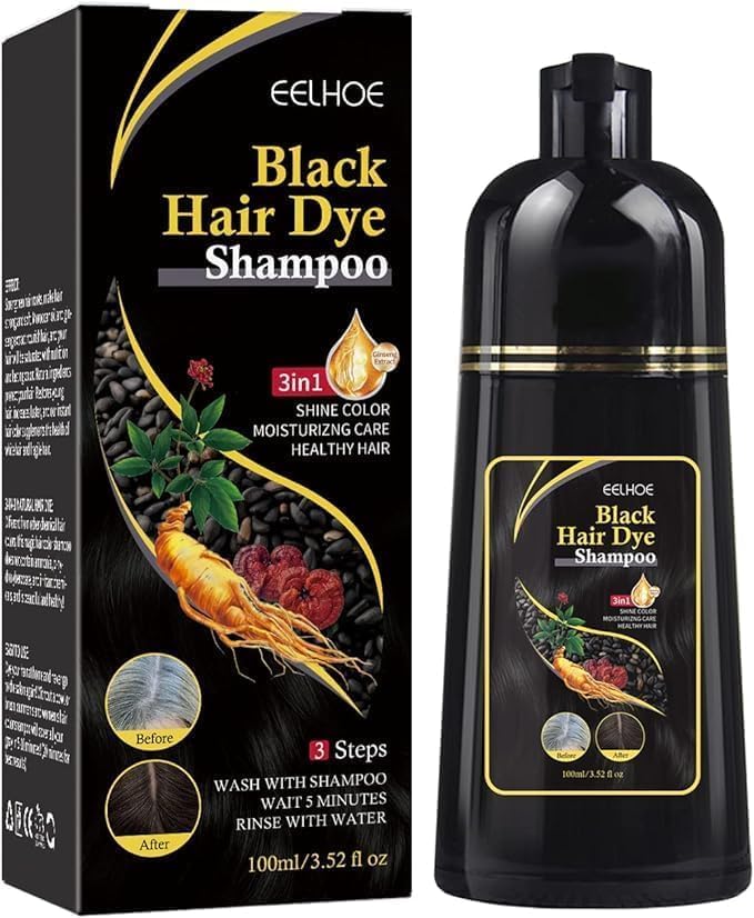 EELHOE Natural Black Dyeing Shampoo