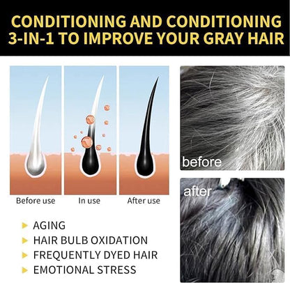 EELHOE Natural Black Dyeing Shampoo